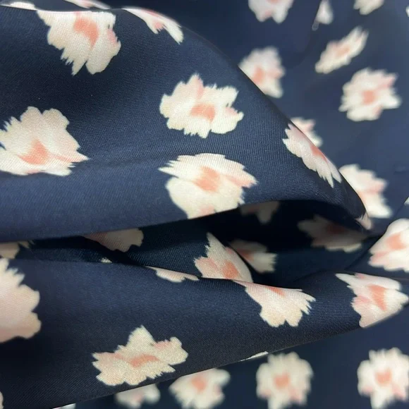 SACHIN & BABI NNWT LANA PANT Navy and Pink Pattern SZ 4 - Picture 9 of 11